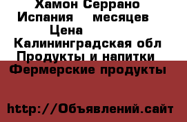 Хамон Серрано. Испания 16 месяцев  › Цена ­ 1 500 - Калининградская обл. Продукты и напитки » Фермерские продукты   